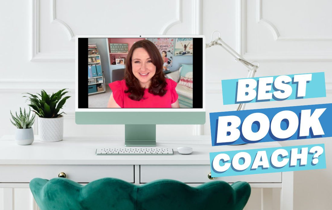 Lisa Daily, bestselling author and self-help book coach, book coaching call in bright workspace