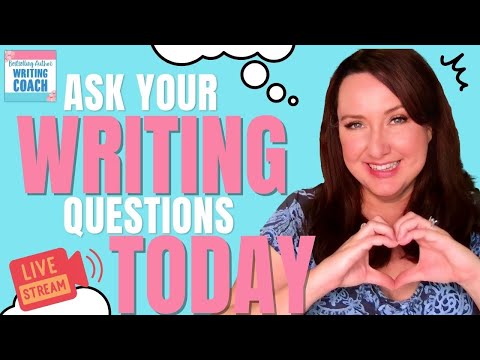 writing sprints livestream with published authors